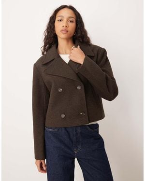 ASOS Short Formal Trench Coat - Black