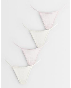 Cotton On – spitzentangas - Weiß