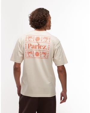 Parlez Ardor Motif Back T-shirt - Natural