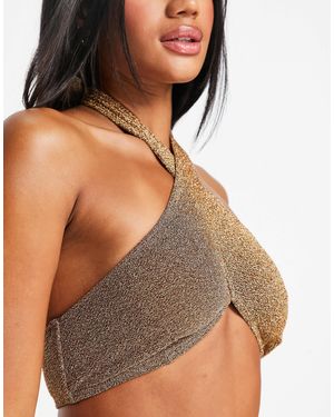 South Beach – mix & match – wickel-bikinioberteil - Braun