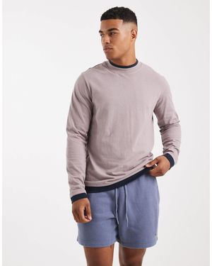 Hollister Short baggy longueur genou - Bleu