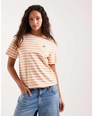 Lacoste Stripe T-shirt - Blue