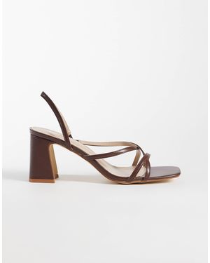 Raid Wide Fit Aspyn riemchen-sandalen mit blockabsatz - Mettallic