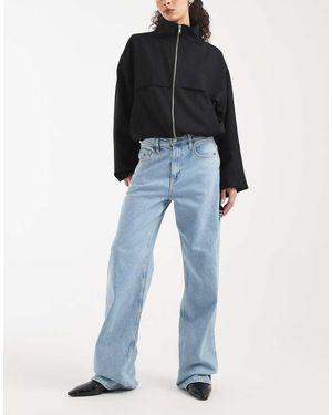 Tommy Hilfiger Mia Mid Rise Relaxed Straight Jeans - Blue