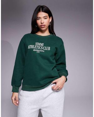 SIMMI Ashby Athletics Sweatshirt - Green