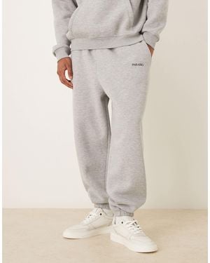 ASOS Co-ord Oversized sweatpants With Print - Natural