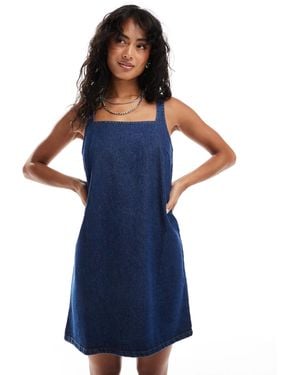 Nobody's Child Elger Denim Pinnie Dress - Blue