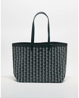 Lacoste Print Shopper Bag - Black