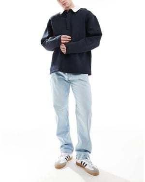 Jack & Jones Chris Straight Rigid Jeans - Blue