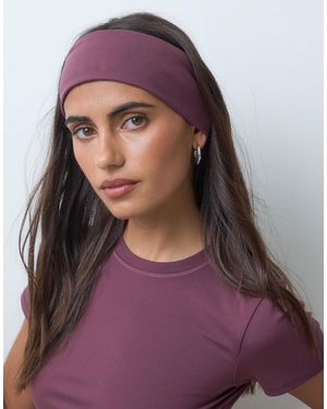 4505 Icon Yoga Wide Headband - Purple