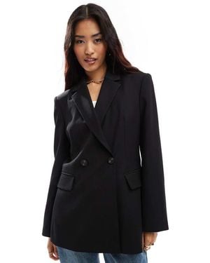 Stradivarius Blazer Aderente - Nero