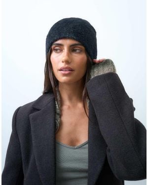 Collusion Fluffy Beanie - Blue