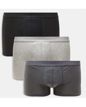 New Look 3 Pack Boxers - Grey