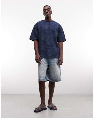 ASOS Loose Denim Jorts - Blue
