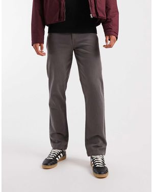 Threadbare Straight Leg Chino Pants - Black