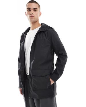 French Connection Gabardina De Vestir Negra Impermeable De French Connection - Azul