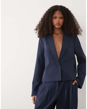 Y.A.S Blazer Sartoriale Taglio Corto - Blu
