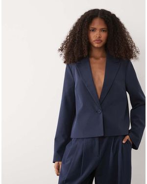Y.A.S Blazer Sartoriale Taglio Corto - Blu
