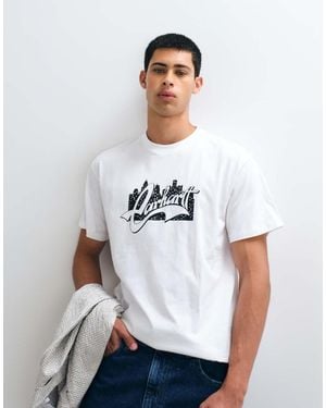 Carhartt Boogie Night Front Graphic T-shirt - White