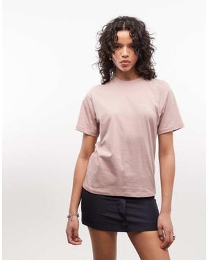 Carhartt Embroidered Script T-shirt - Pink