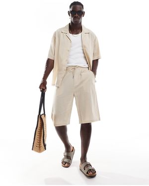 Sixth June – leinen-shorts - Weiß