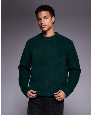 ADPT – flauschiger strickpullover - Grau