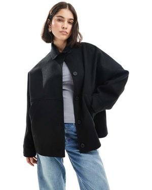 ASOS Slouchy Formal Harrington Jacket - Blue