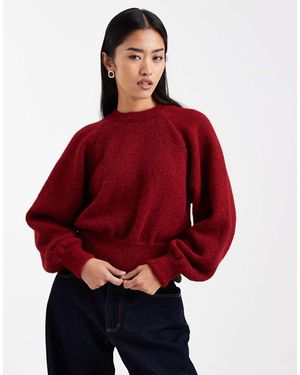 ASOS – flauschiger pullover - Rot