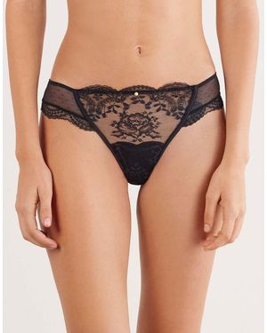 Intimissimi La Vie En Rose Brazilian Briefs - Black