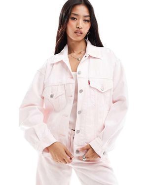 Levi's Chaqueta De Camionero Bruma De Estilo Años 90 De Sarga De (Parte De Un Conjunto) - Rosa