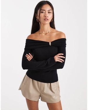 4th & Reckless – strickpullover - Schwarz