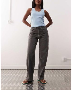 Vans Pantalones Negros Con Bajo Ancho Y 5 Bolsillos Sirelle De