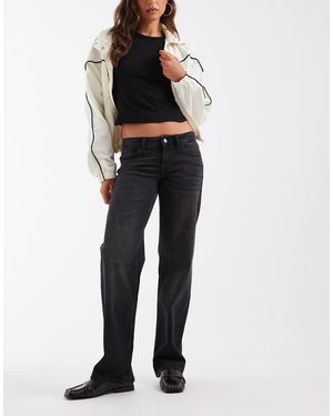 ONLY Maddie Jeans Met Lage Taille En Baggy Fit - Blauw