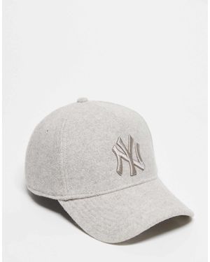 KTZ Ny Yankees E-frame Melton Tonal Logo Cap - White