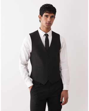 ASOS Skinny Suit Waistcoat - Black
