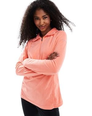 Columbia – glacial iv – fleece-oberteil - Rot