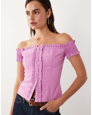 Mango Starring Hailey Bieber - Paars