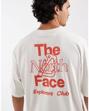 The North Face U Retro Logo Oversized Ss Tee - White