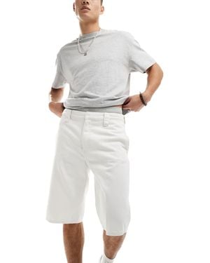 Calvin Klein Denim Shorts - White