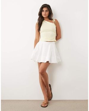 ASOS Skater Mini Skort - Natural