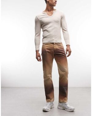 Weekday Space Straight Jeans - White