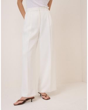 Nobody's Child Tailored Jax Crepe Trousers - Natural