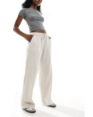 Cotton On Cotton On Haven Wide Leg Linen Look Pant - White