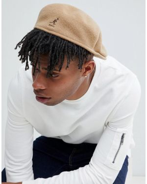 Kangol Wool 504 Flat Cap In Camel - Multicolour