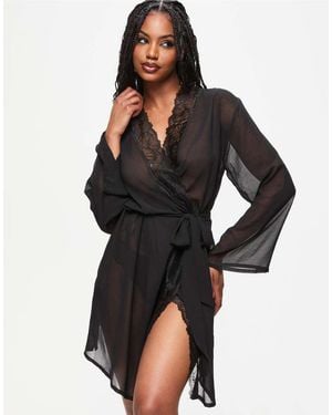 Ann Summers The Promising Robe - Black