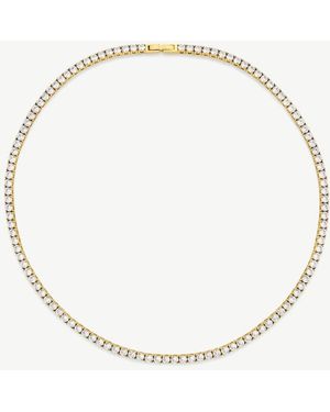 D.Louise D.Louise Luxe Waterproof Tennis Necklace 40Cm - Natural