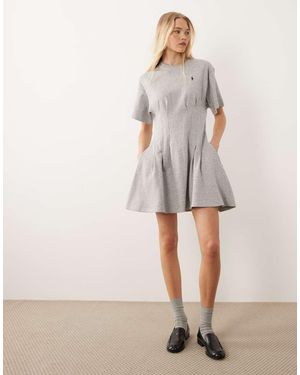 Polo Ralph Lauren Knit T-shirt Day Dress - Natural