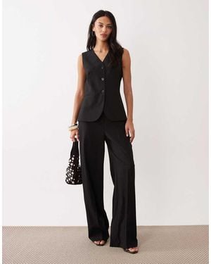 Mango Tailored Sleeveless Jumpsuit - Grey