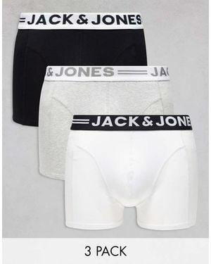 Jack & Jones 3 Pack Trunks - Black