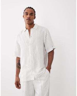 Tommy Hilfiger Linen Mix Shirt - White